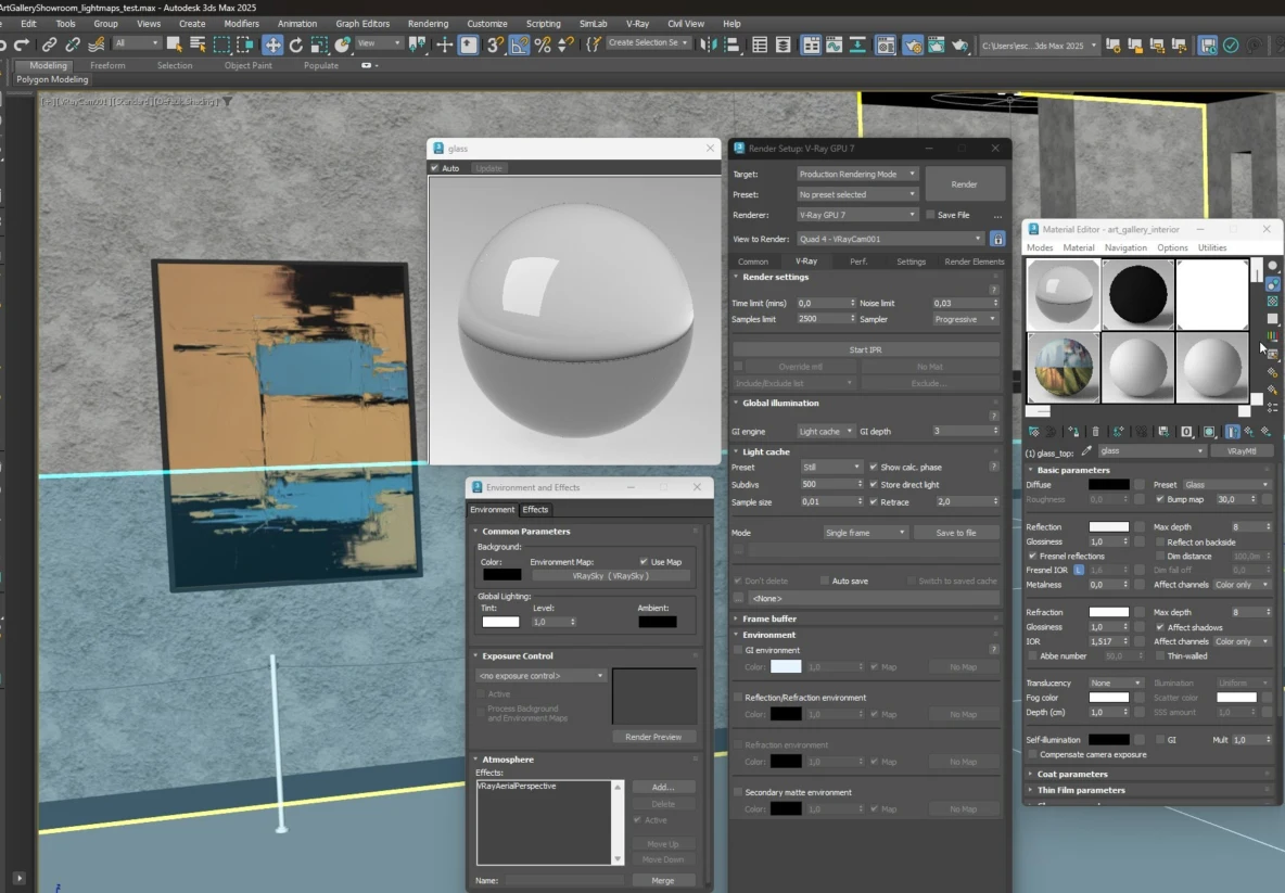 3ds Max V-Ray Corona Scene